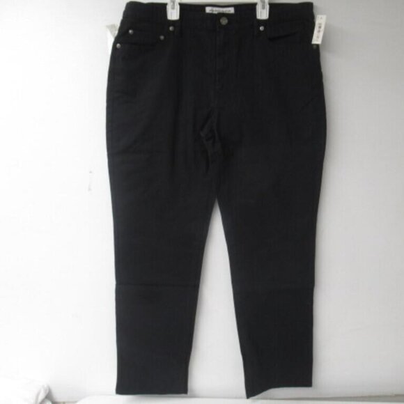 Amazon Essentials Black Relaxed  Fit 5 Pockets Men's Pants  36x32 - Picture 1 of 2